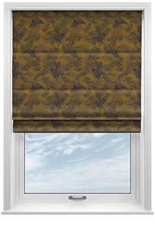 Kotori, Gilt - Twist&Fit Roman Blind